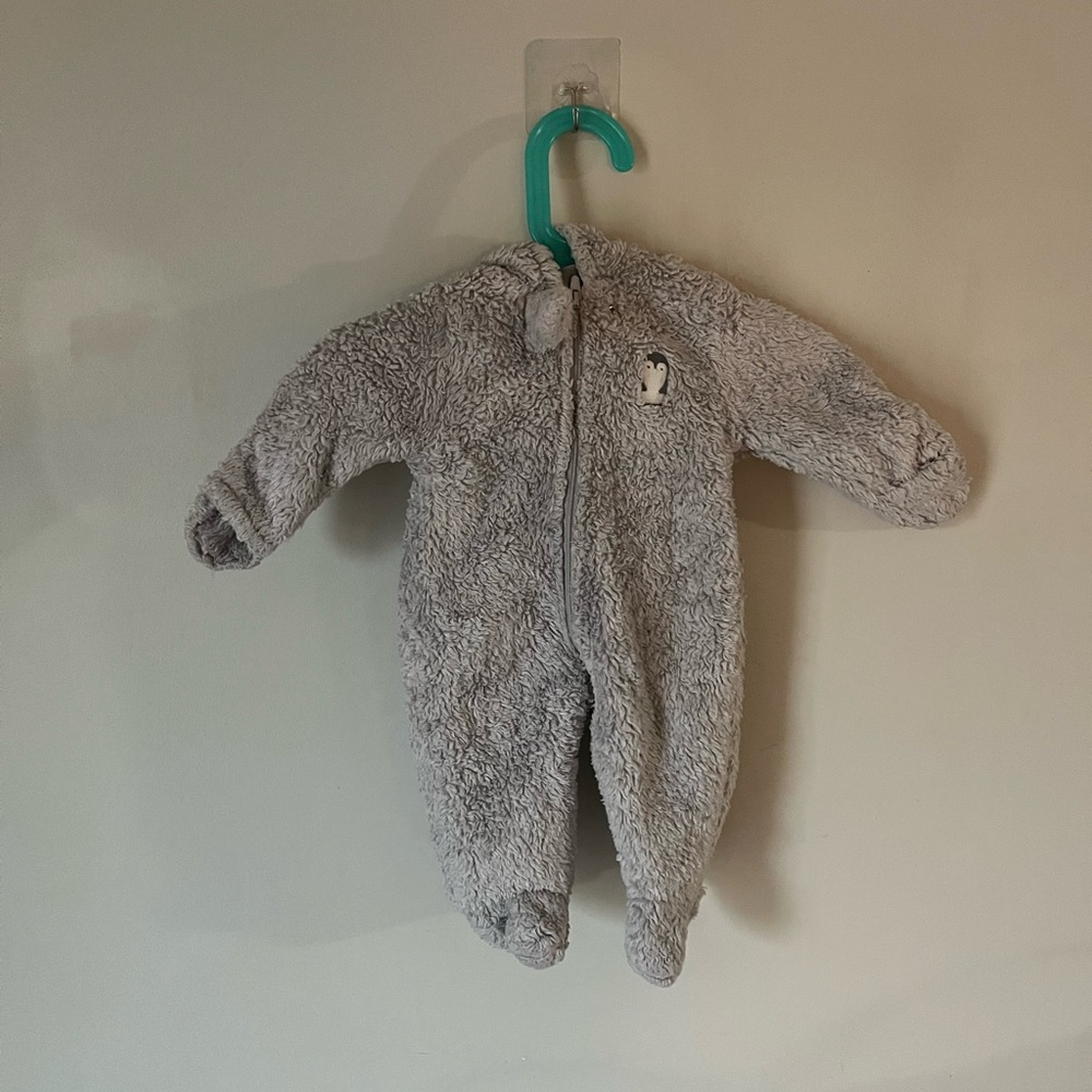 Cozy Grey Kids One Piece